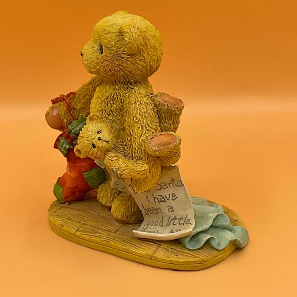 Jacob Cherished Teddies Wishing For Love 1992 Hamilton Gifts 950734 Figurine - Picture 6 of 8
